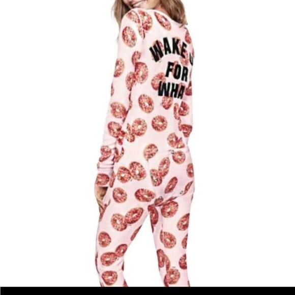 RARE Victoria’s Secret PINK donut onesie size small - Picture 2 of 6